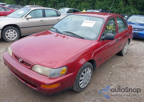 1997 Toyota Corolla Ce из США, поврежденный, VIN 1NXBA02E7VZ538706